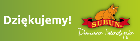 Dziękujemy firmie Subun